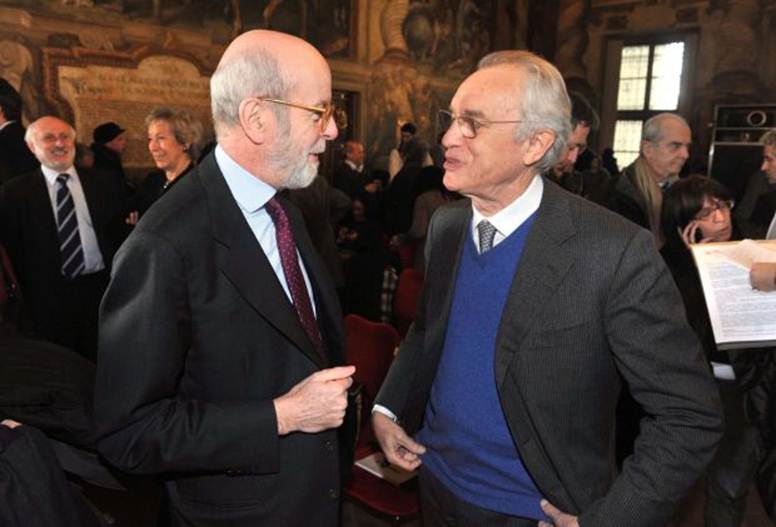 Enrico Cucchiani e Giovanni Bazoli