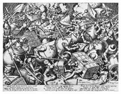 Kampf der Sparkassen gegen die Geldsaecke - Pieter Bruegel d. A ...